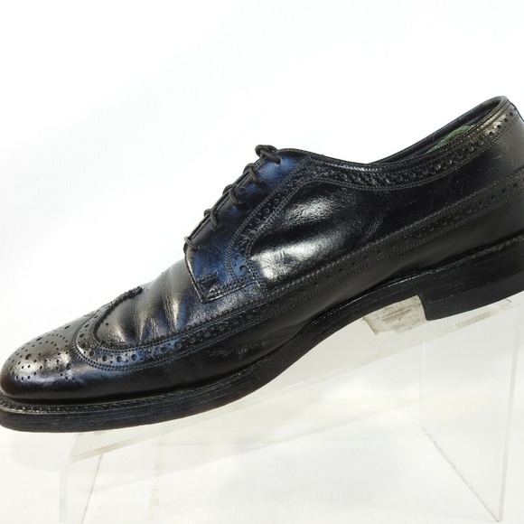 Florsheim Size 10.5 B Black Wingtip Oxford C3A A13 main image 8